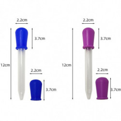10pcs Random Color Pet Medicine Dispenser, Pet Milk Feeder Dropper Design for