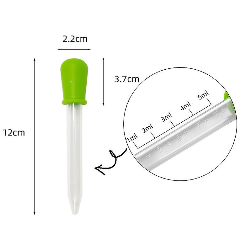 10pcs Random Color Pet Medicine Dispenser, Pet Milk Feeder Dropper Design for