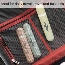 Toothbrush Boxes Holder Eco-Friendly Plastic Portable Dustproof Toothbrush