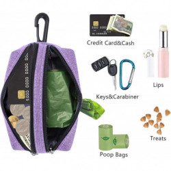 Bag Dispenser for Dogs, Dog Poop Bag Dispenser, Dog Poop Bag Dispenser with Hook, Dog Poop