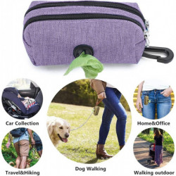 Bag Dispenser for Dogs, Dog Poop Bag Dispenser, Dog Poop Bag Dispenser with Hook, Dog Poop