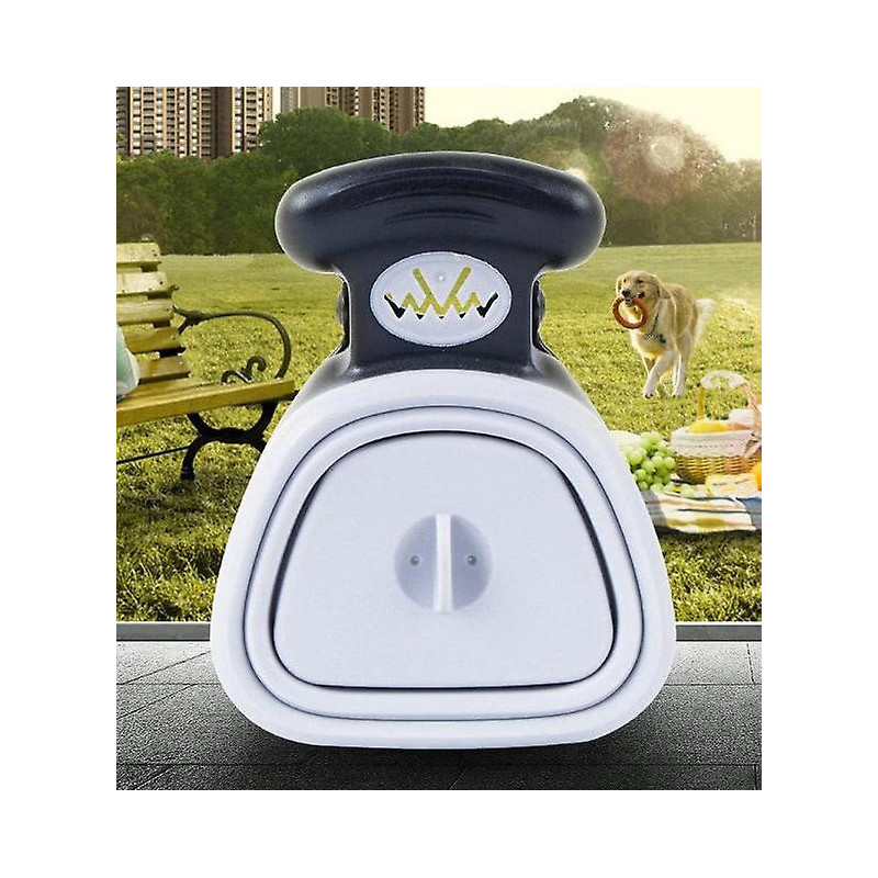 Gray (S 14+11.5cm) Poop Catcher and Poop Bags Out Portable Folding Toilet Dog