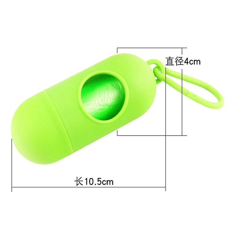 1 Pcs Practical Pet Dog Poop Bag Dispenser Waste Garbage Holder Dispensers + Poop Bags Set