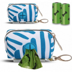 Dog Poop Bag Holder, Pet Garbage Bag Dispenser Holder Leash Attachment, 600d