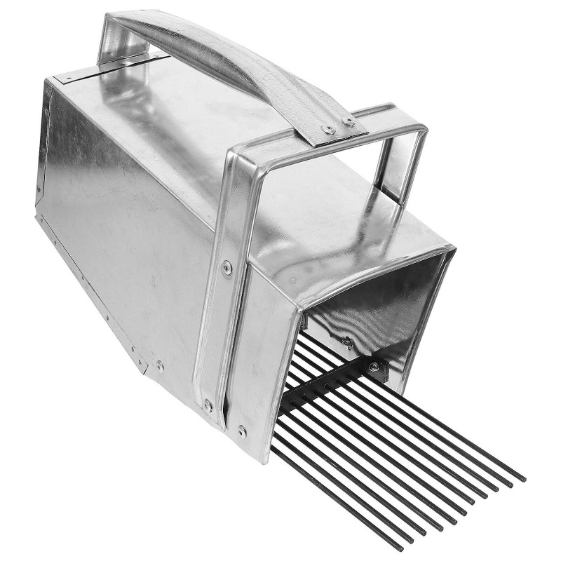 Berry Picker Ergonomic Handle Blueberry Picker with Rake Garden Berries Picking Scoop