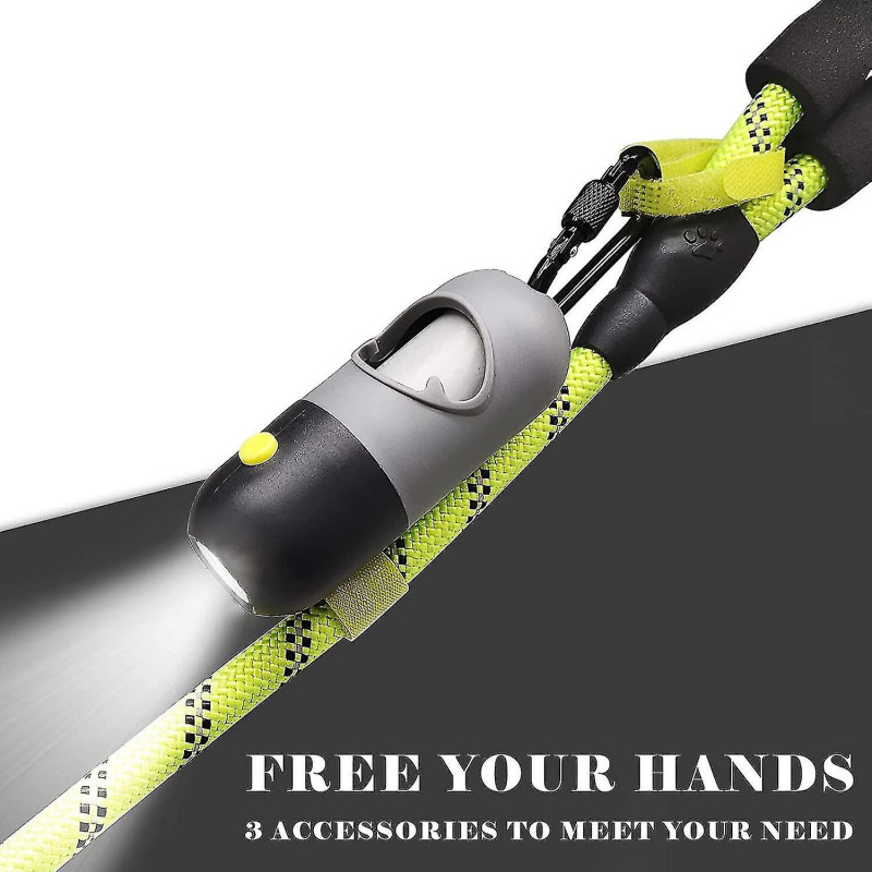 Dog Poop Bag Dispenser Built-in Led Flashlight 2pcs Poop Bag Holder With Ca