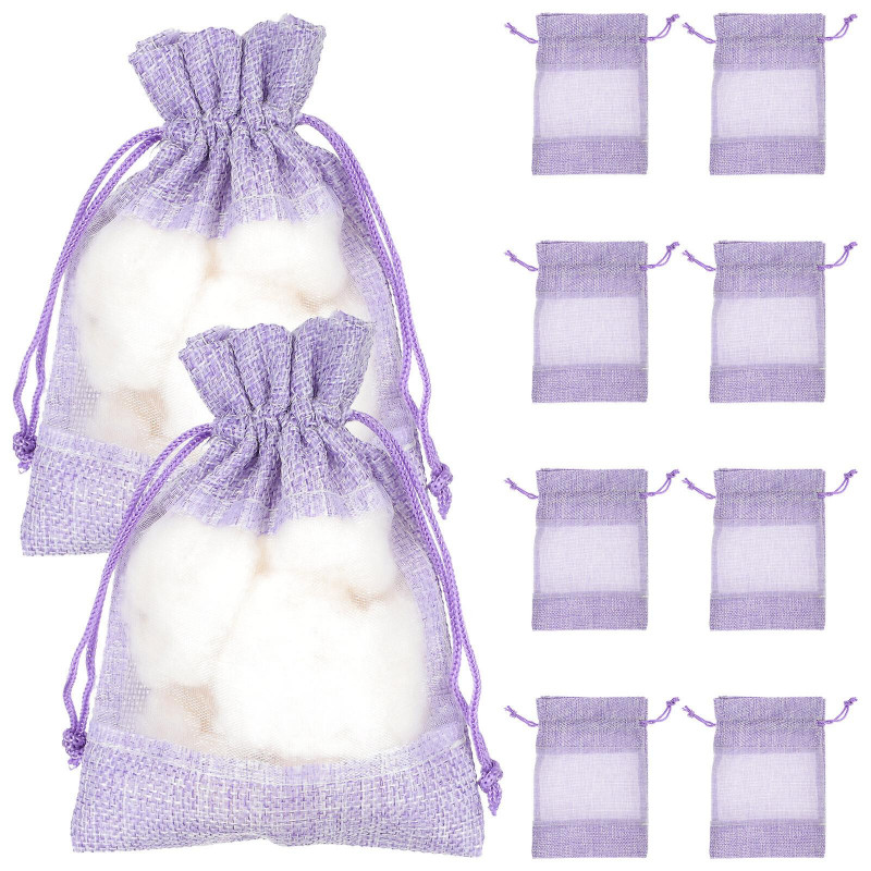 10Pcs Sachet Empty Bags Lavender Sachets Lavender Bags Sacks for Lavender Spice