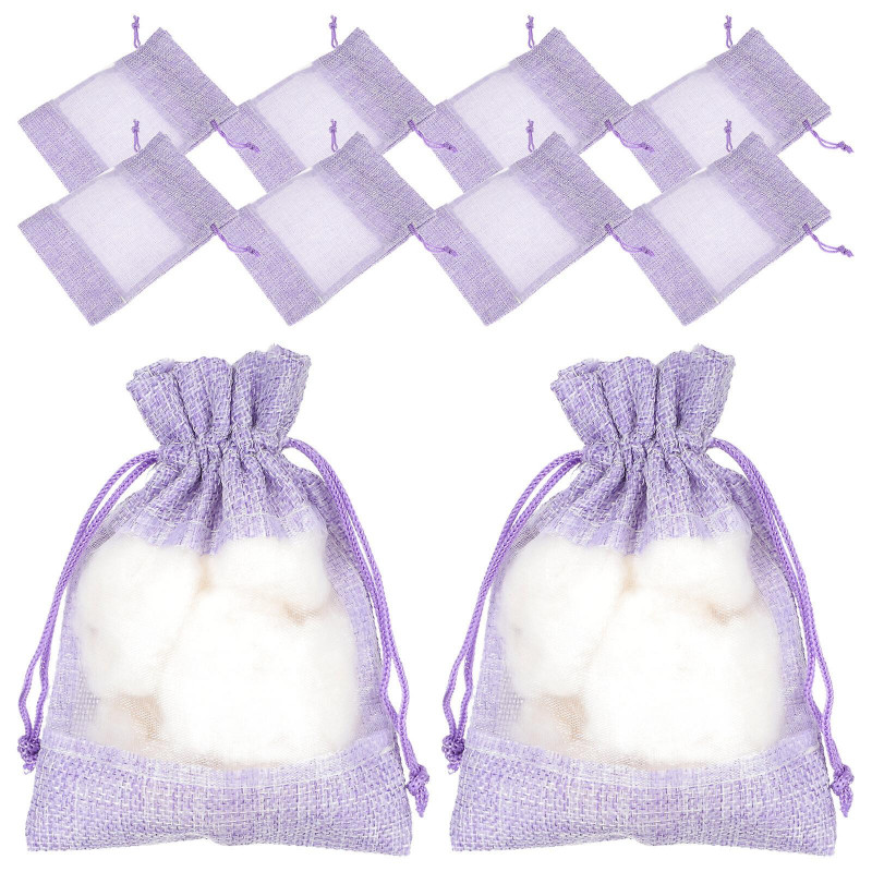 10Pcs Sachet Empty Bags Lavender Sachets Lavender Bags Sacks for Lavender Spice