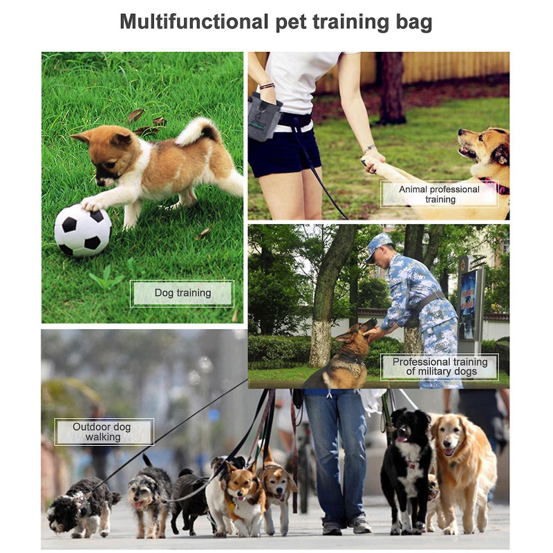 Paquet de nourriture pour chiens Poches Sac de rangement Oxford Cloth Portable Durable Kibble Distributeur Outdoor [...]