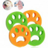 4 Pcs Réutilisable Machine à laver Hair Catcher Visqueux 4 Pcs Réutilisable Machine à laver Hair Catcher Visqueux