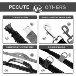 Pet Training Pockets, Pet Snack Bags, Walking Dog Artifacts, Convenient Running Pockets, Hands-free Dog Leashes Blue