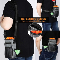 Dog Reflective Pouch Canine Feces Kit avec porte-sac Doggie Clicker Whistle