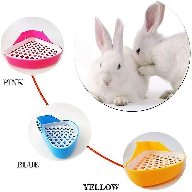 Rabbit Toilet Litter Tray, Healwe Pet Litter Corner Trays For Rabbit, Healwe Hamster