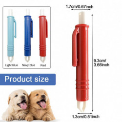4pcs Nettoyage Chien Chat Maison Stylo Forme Tique Remover Pet Supplies Pinces Clip