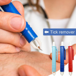 4pcs Nettoyage Chien Chat Maison Stylo Forme Tique Remover Pet Supplies Pinces Clip