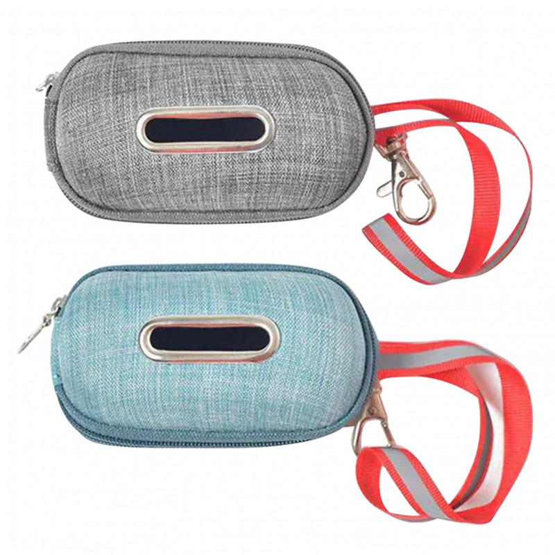 2pcs Super Thick Safe Pet Lover Reflective Rope Poop Bag Holder Running Hiking