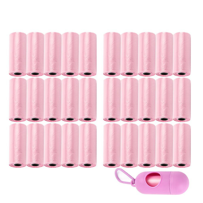 120/100/50 Rolls Dog Poop Bags Pet Waste Garbage Bags Unscented Outdoor Carrier Holder Dispenser Litter Bag Accessories