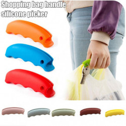 Plastic Bag Holder Carrier Strong Silicone Handle Carrier for Grocery Plastic Bag Shopping Bags