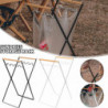 Iron Rubbish Bag Shelf Foldable Portable Rubbish Bag Holder for Outdoor Camping