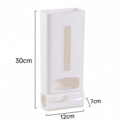 Wall Mount Garbage Bag Storage Box Organizer Plastic Bag Dispenser Storage Case