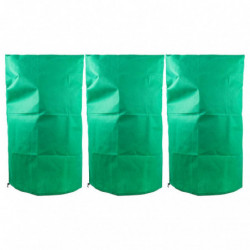 3pcs Green Anti-freeze Bags Plants Against Cold Bags Tree Nursery Covers