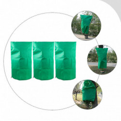 3pcs Green Anti-freeze Bags Plants Against Cold Bags Tree Nursery Covers