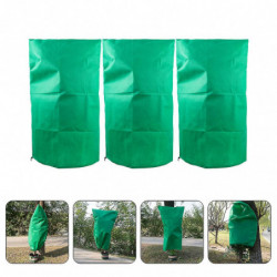 3pcs Green Anti-freeze Bags Plants Against Cold Bags Tree Nursery Covers