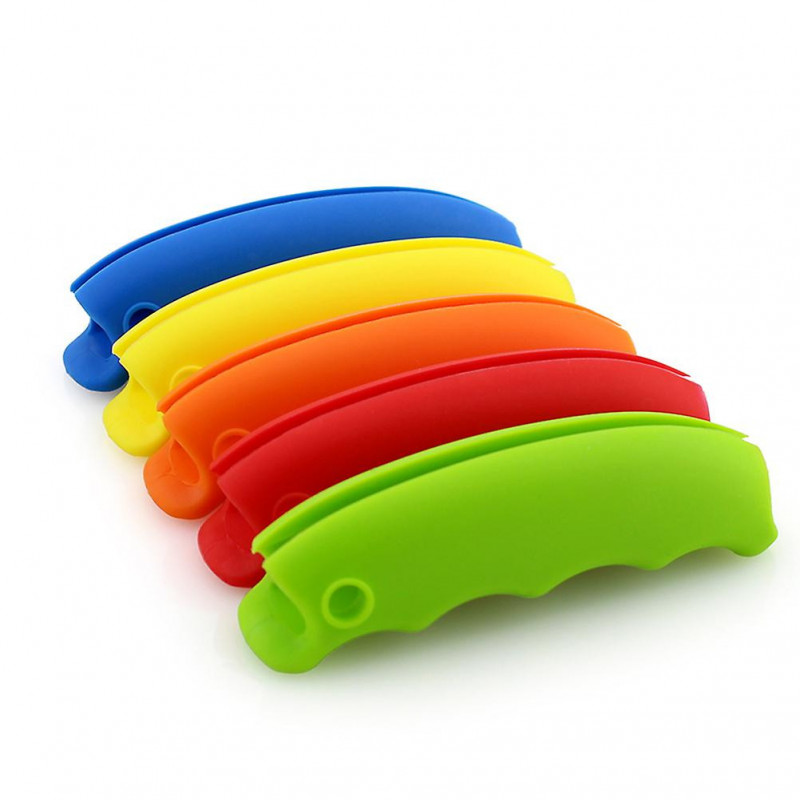 Silicone Multifunctional One-trip Grip Bag Holder Carrier with Self-locking Thumb Labor-saving Mention Dishes [...]