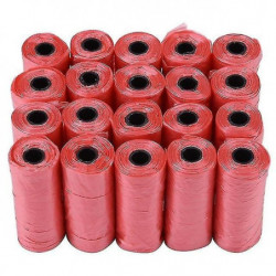 40 rouleaux Scarlet Dog Poop Bag Trash Garbage Bags For Cat Pets Doggie Waste Collection Bag