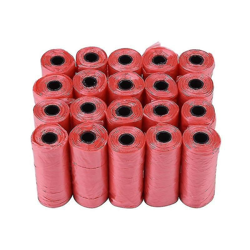 40 rouleaux Scarlet Dog Poop Bag Trash Garbage Bags For Cat Pets Doggie Waste Collection Bag