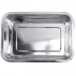 1pc Stainless Steel Pet Waste Dog Birds Urinary Tray Cage Accessory Silver