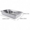 1pc Stainless Steel Pet Waste Dog Birds Urinary Tray Cage Accessory Silver