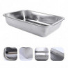 1pc Stainless Steel Pet Waste Dog Birds Urinary Tray Cage Accessory Silver