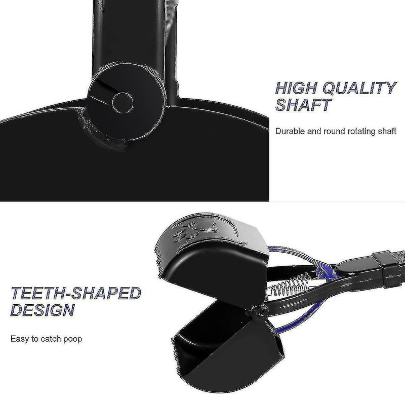 1 Pc Pet Poop Scooper Blue Color Poop Cleaning Shovel Tools For Pet