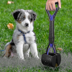 1 Pc Pet Poop Scooper Blue Color Poop Cleaning Shovel Tools For Pet