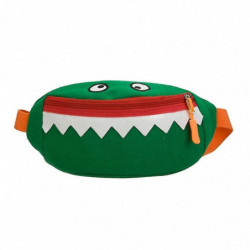 Green Boy & Baby Fashion Waist Bag Cute Cartoon Animals Chest Bags