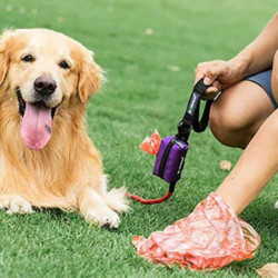 2 pièces Porte-sac à crottes Pour chiens Porte-excréments pour chiens Distributeur de caca pour chiens Sac à déchets C