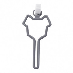 Dog Poop Bag Holder Waste Bag Carrier Adjustable For Leash Pet Supply Grey