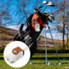 Tees Holder Storage Case Carrier Pouch Mini Golf Ball Bag For Training Brown