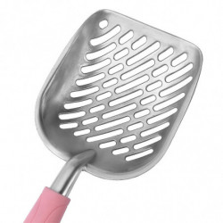 Ueetek Long Handle Pet Kitty Dog Litter Scooper Durable Metal Pet Sift Shov