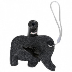 Pets Dogs Poop Waste Dispenser Box Poop Removal Disposal Bags Holder Black