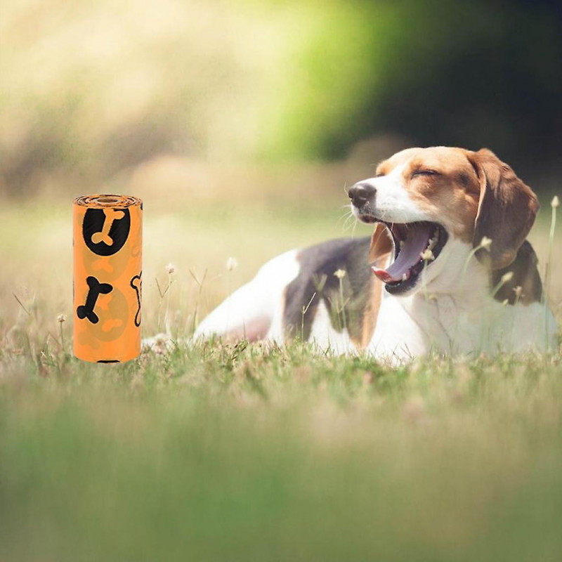 High Quality Biodegradable Dog Poop Waste Bags With Dispenser Green 8roll