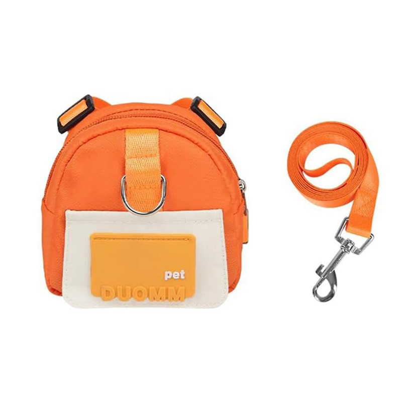 Dog Backpack Harness With Leash,pet Puppy Backpacks Dog Poop Bag Dispenser,adjustable Pets Self Car