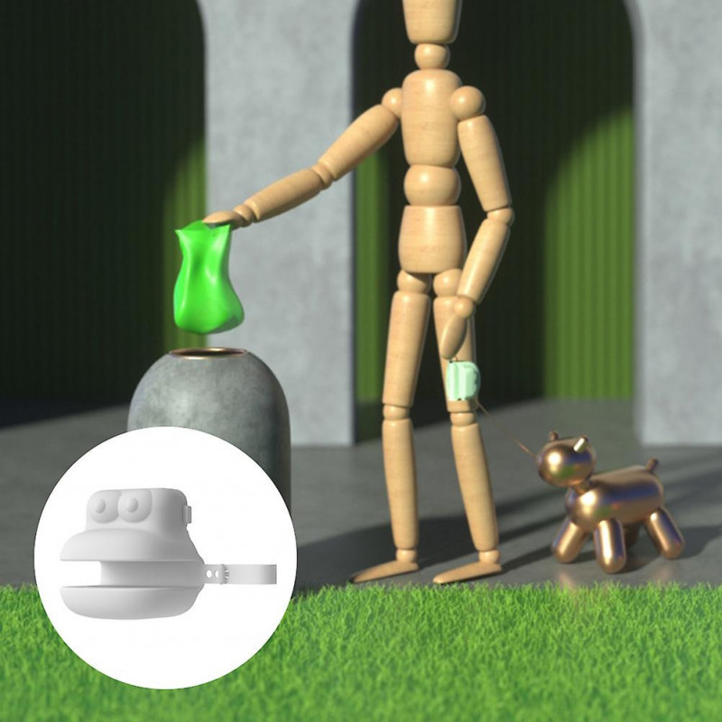 Pet Pick Up Handheld Dog Pooper Scooper Outdoor Sanitary With Waste Bag Grass