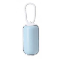 White Blue 2 Pack Dog Poop Dispenser Portable Dog Garbage Bag Poop Pet Cleaning