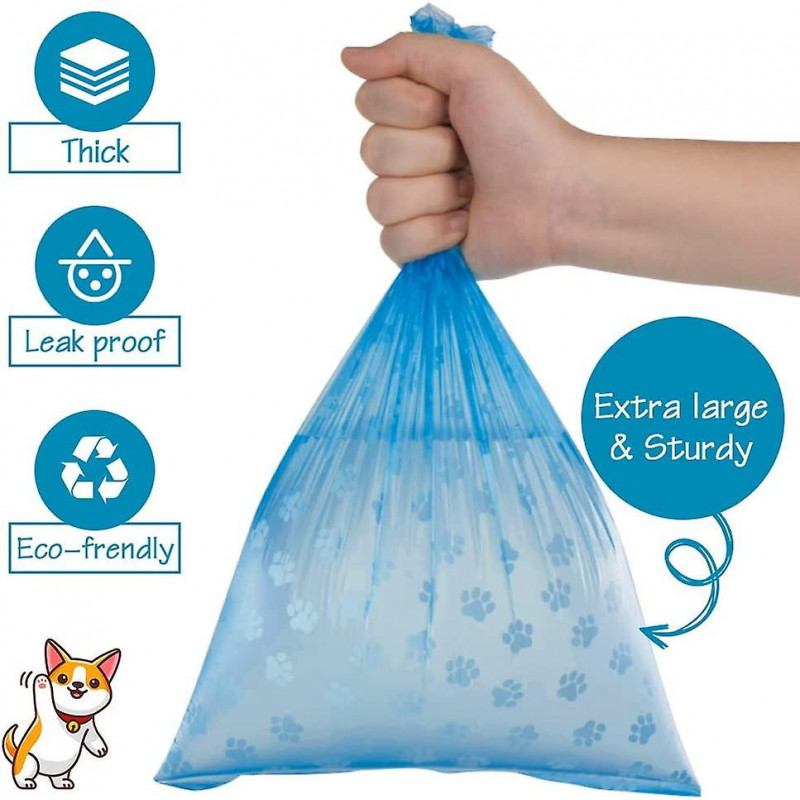 Pet Supplies Dog Poop Bags For Waste Refuse Cleanup Puppy Cat Pooper Scooper Bag Rolls Outdoor Clean 5-100rolls(15 [...]