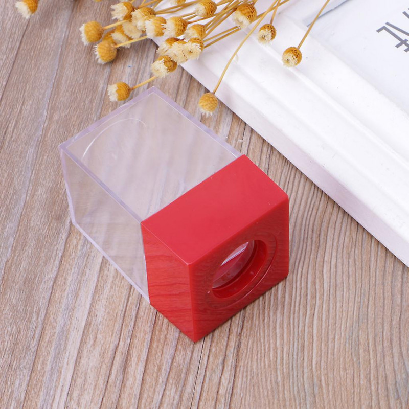 1pc Magnetic Clip Dispenser Paper Holder Square Box For Case Random Color