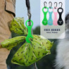 4pcs Dog Poop Bag Holder, Silicone Dog Poop Bag Dispenser, Dog Leash Waste Bag Holder For Dog Walking Bike Accessory
