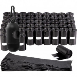 120/100/50 Rolls Dog Poop Bags Pet Waste Garbage Bags Unscented Outdoor Carrier Holder Dispenser Litter Bag Accessories