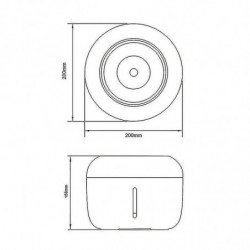 Pet Water Dispenser - Compact Size (20x20x15.3cm) - Ensure Your Pets Stay Hydrated